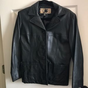Vintage Black leather jacket